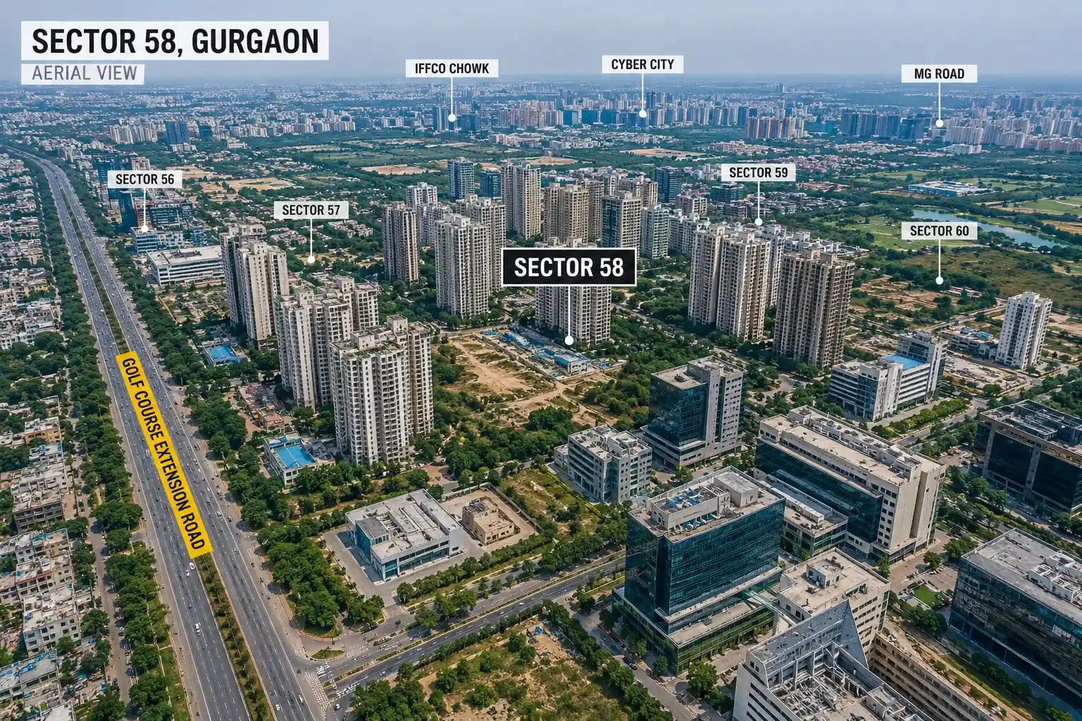 Why Sector 58 Gurgaon Is Emerging as a Luxury Real Estate Hub